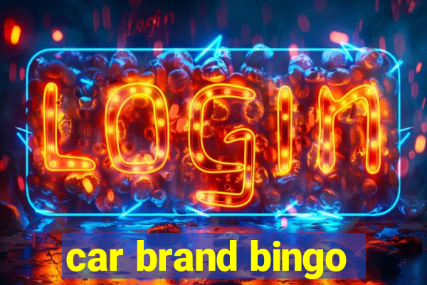 car brand bingo